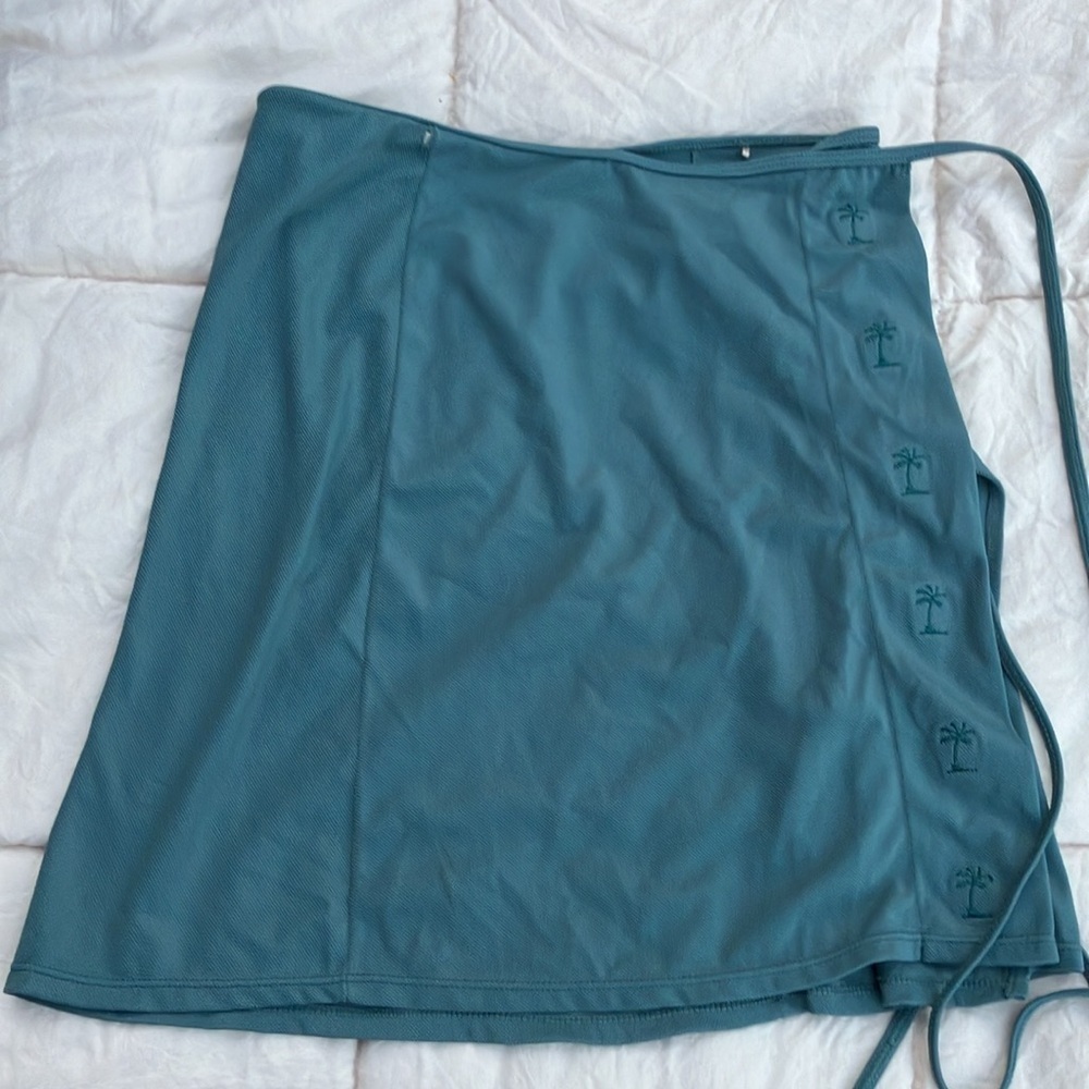 Tommy Bahama Teal wrap Skirt XS - Picture 5 of 5
